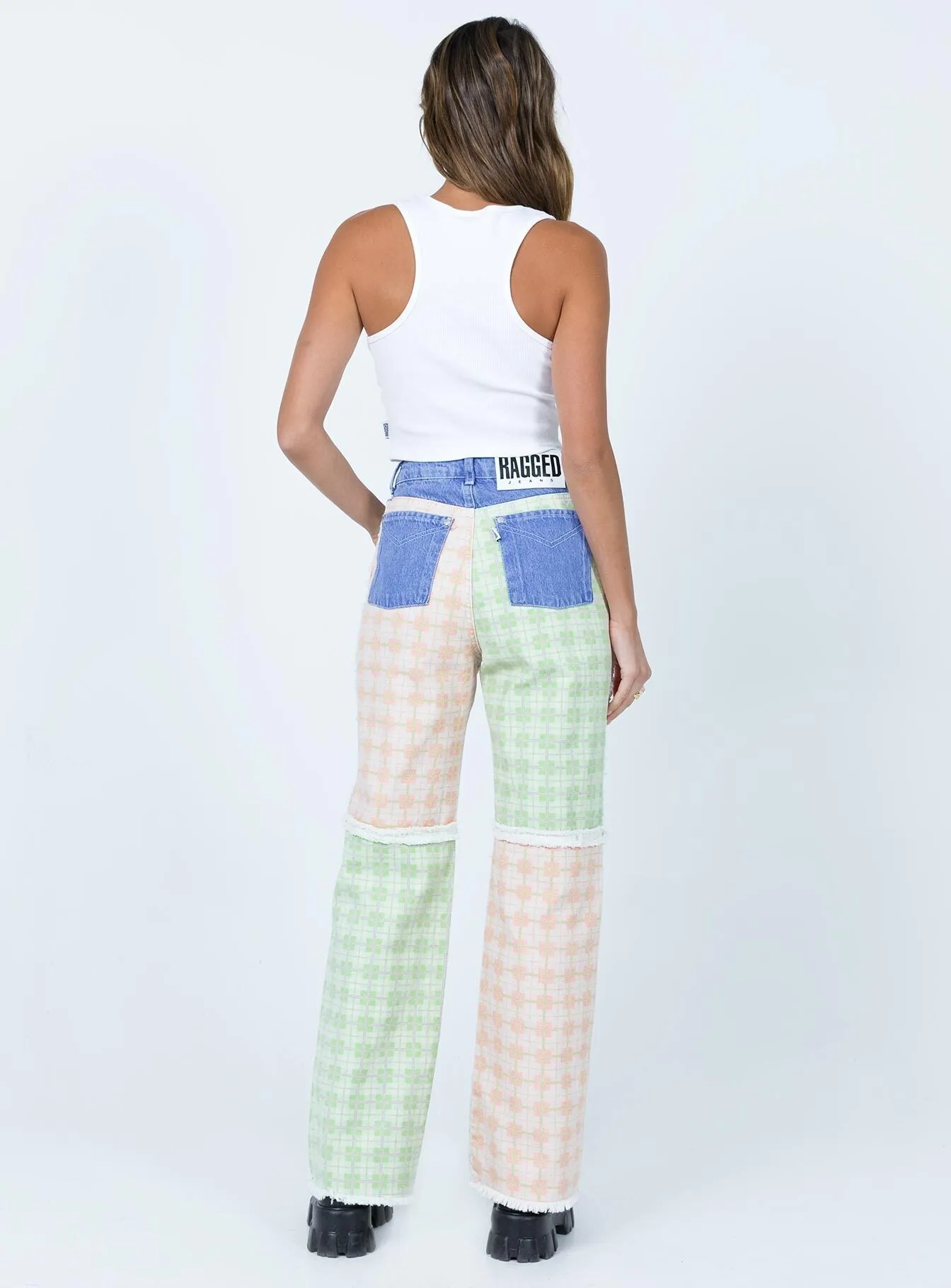 The Ragged Priest Pitch Jeans Multi Web Glow