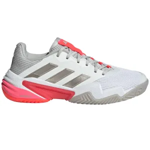 Adidas Barricade 13 Womens Tennis Shoes - Cloud White/Champagne Met. /Lucid Red cushioning technology Thermo Regulating Layer