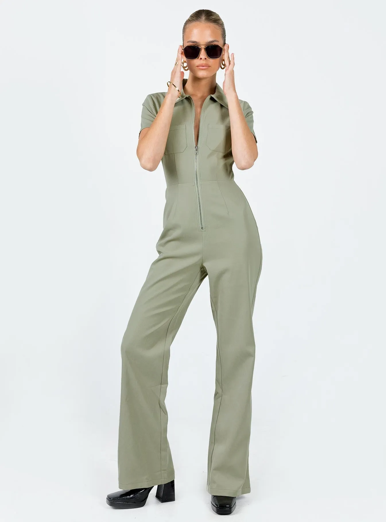 Home Friends Loretta Jumpsuit Khaki