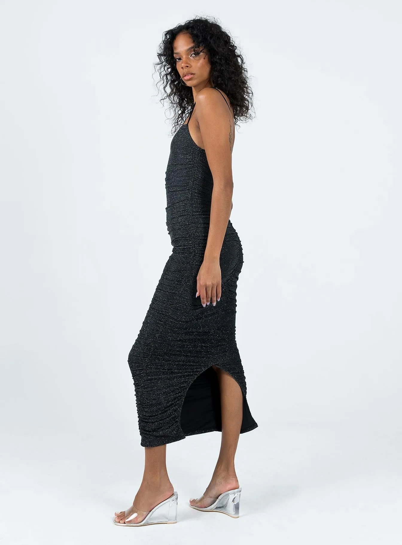 Reeva Maxi Dress Black Fashion Daily