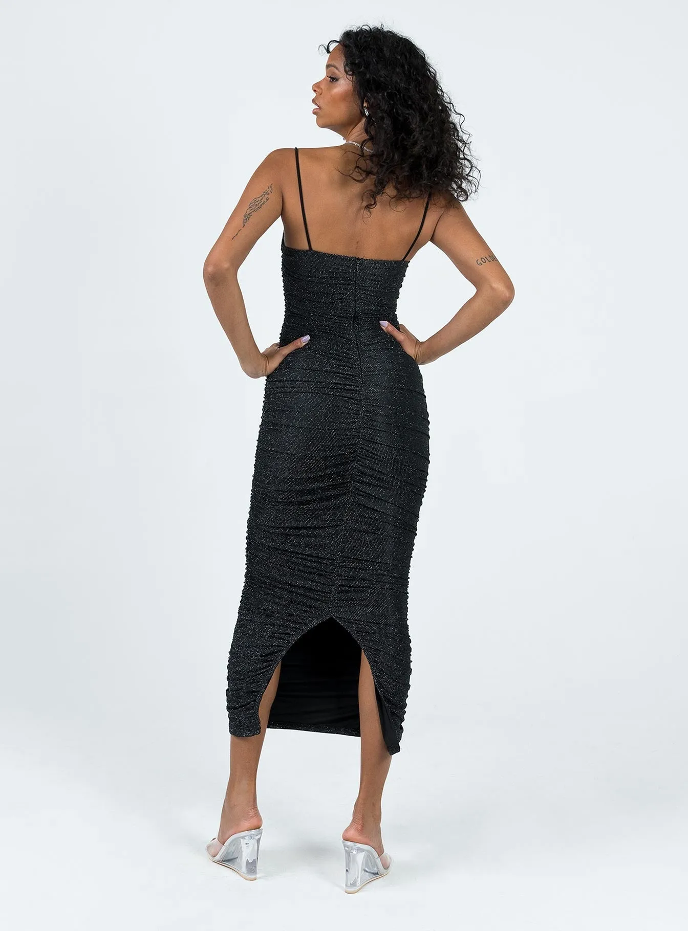 Comfortable Style Reeva Maxi Dress Black