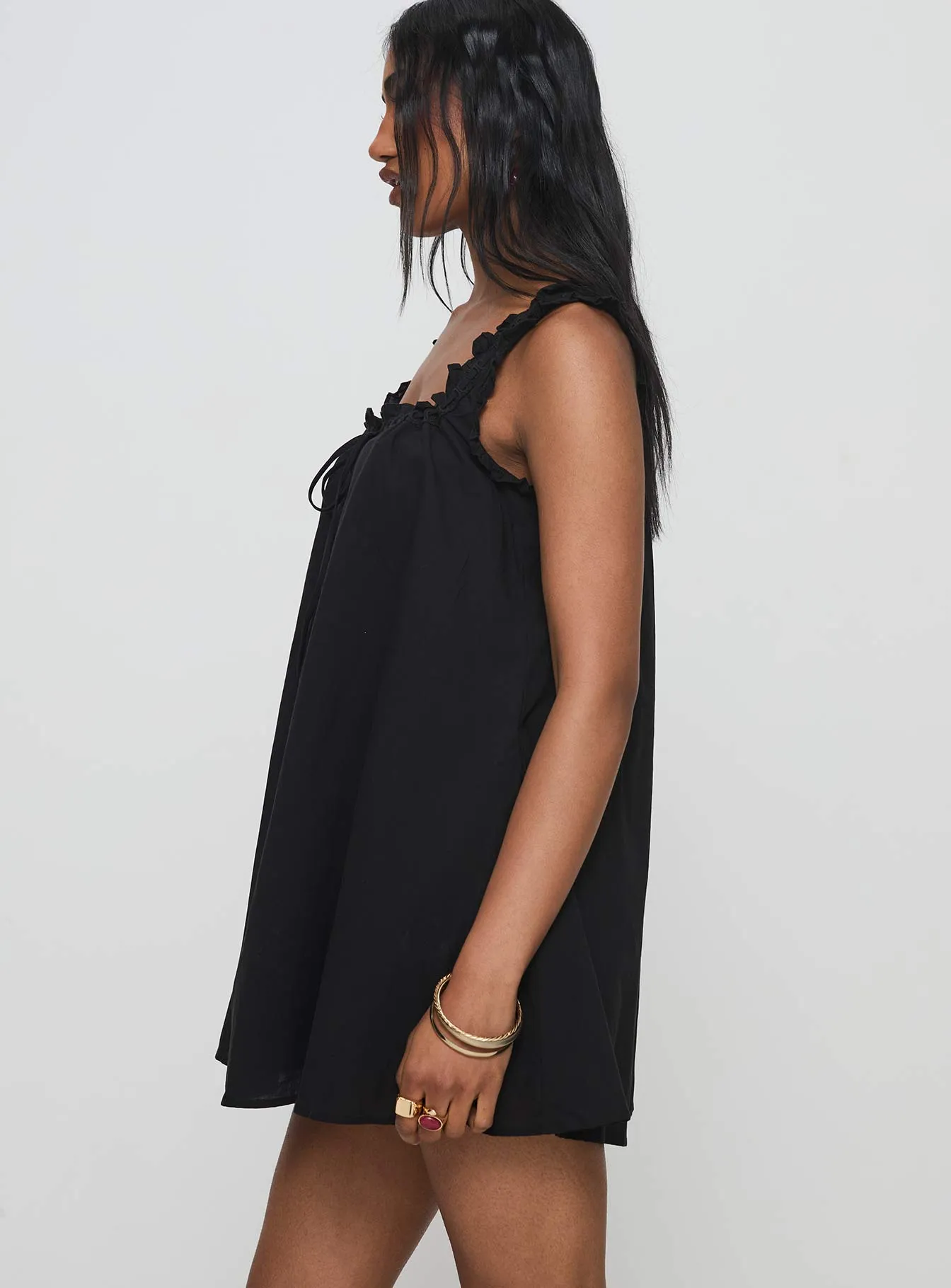 Swing Mini Dress Black All Layer