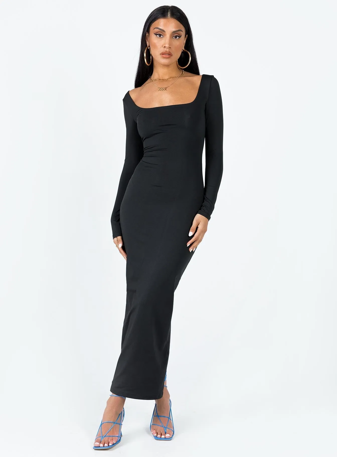 All Moments Lyla Maxi Dress Black