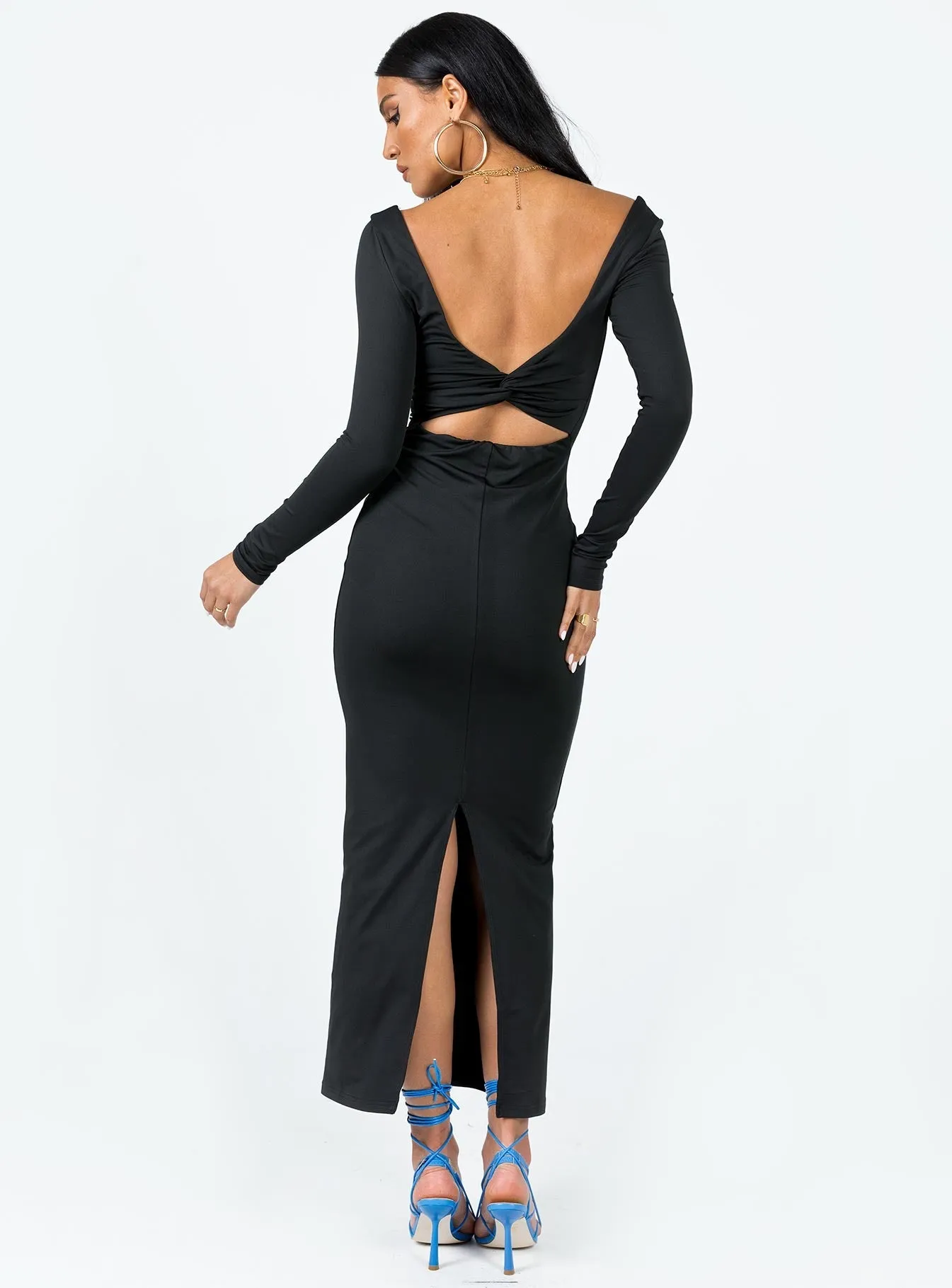 Lyla Maxi Dress Black Neutral Form