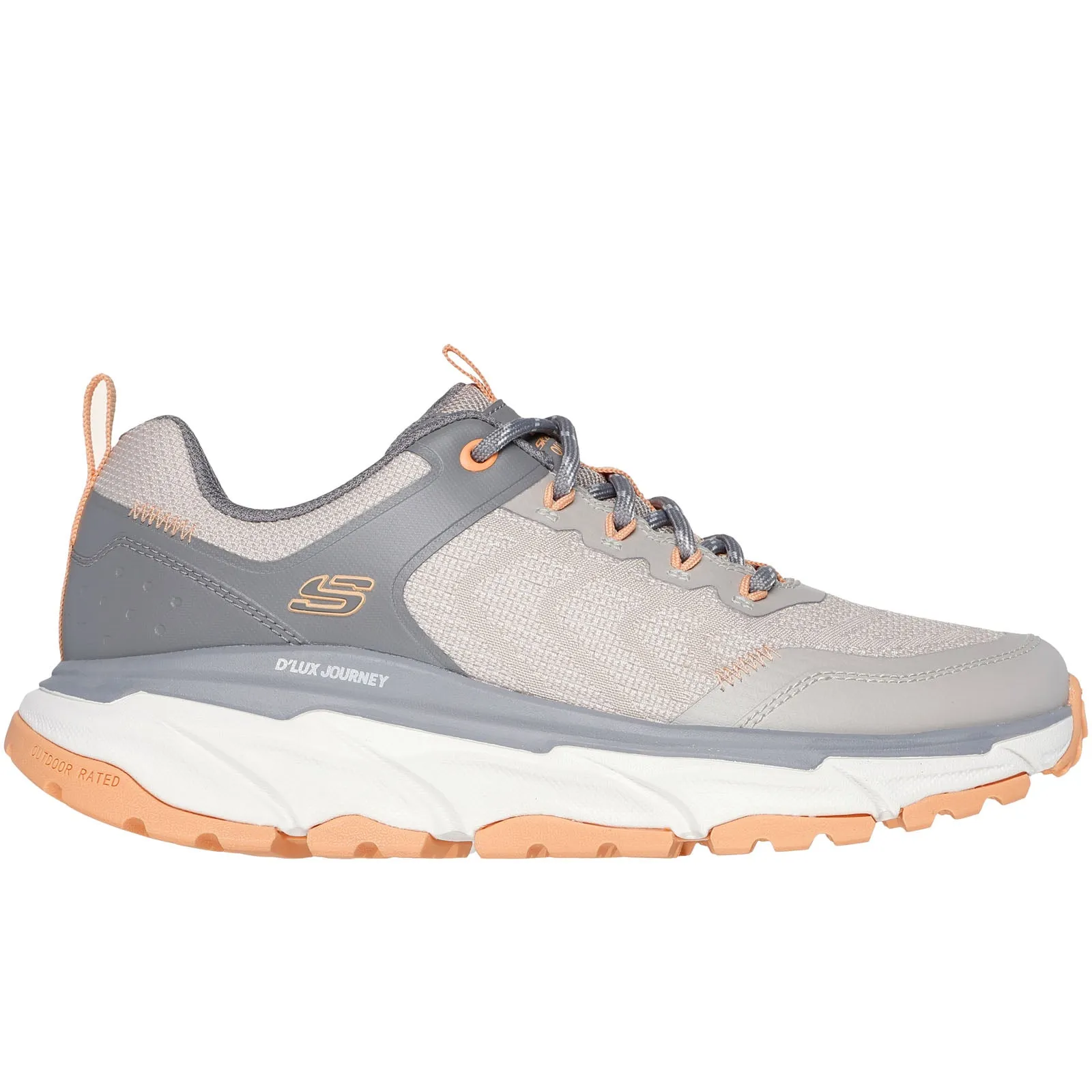 Skechers Womens D'Lux Journey Marigold Outdoor Trail Shoes Street Run Synthetic Upper