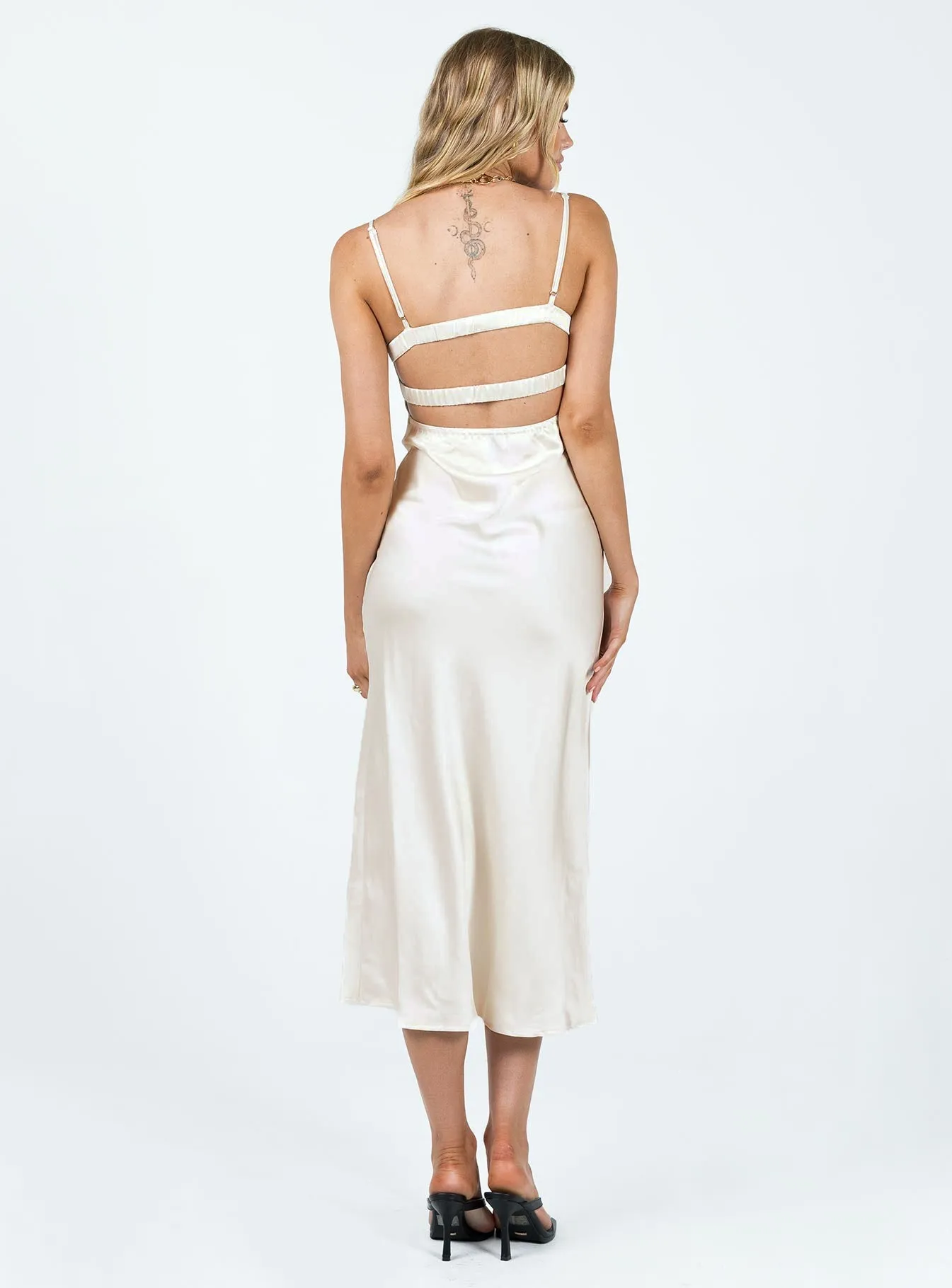 Missy Midi Dress Champagne Pastel Sky