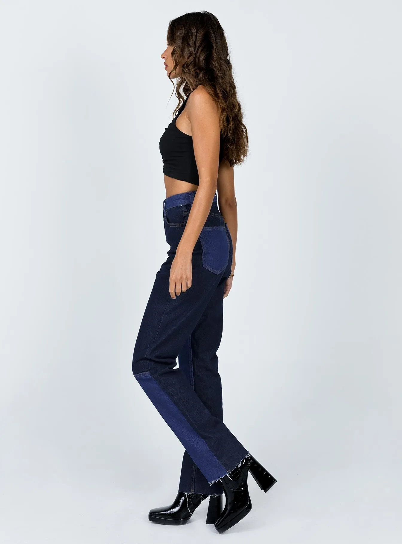 Kyah Denim Jeans Dark Wash CompactPackableDesign Travel Core