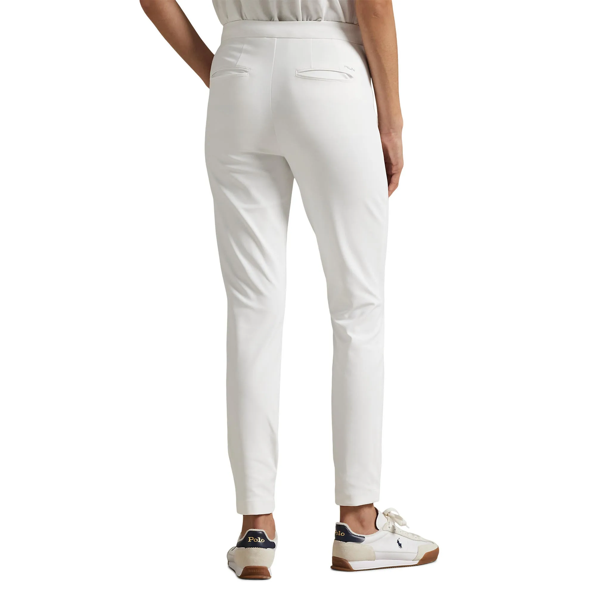 RLX Ralph Lauren Women's Eagle Stretch Twill Golf Pants - Ceramic White Fashion Forward Stay Active