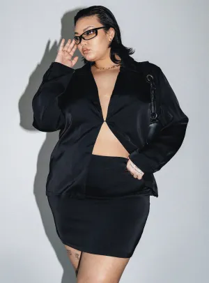 Patchwork Design Eileen Set Black Curve