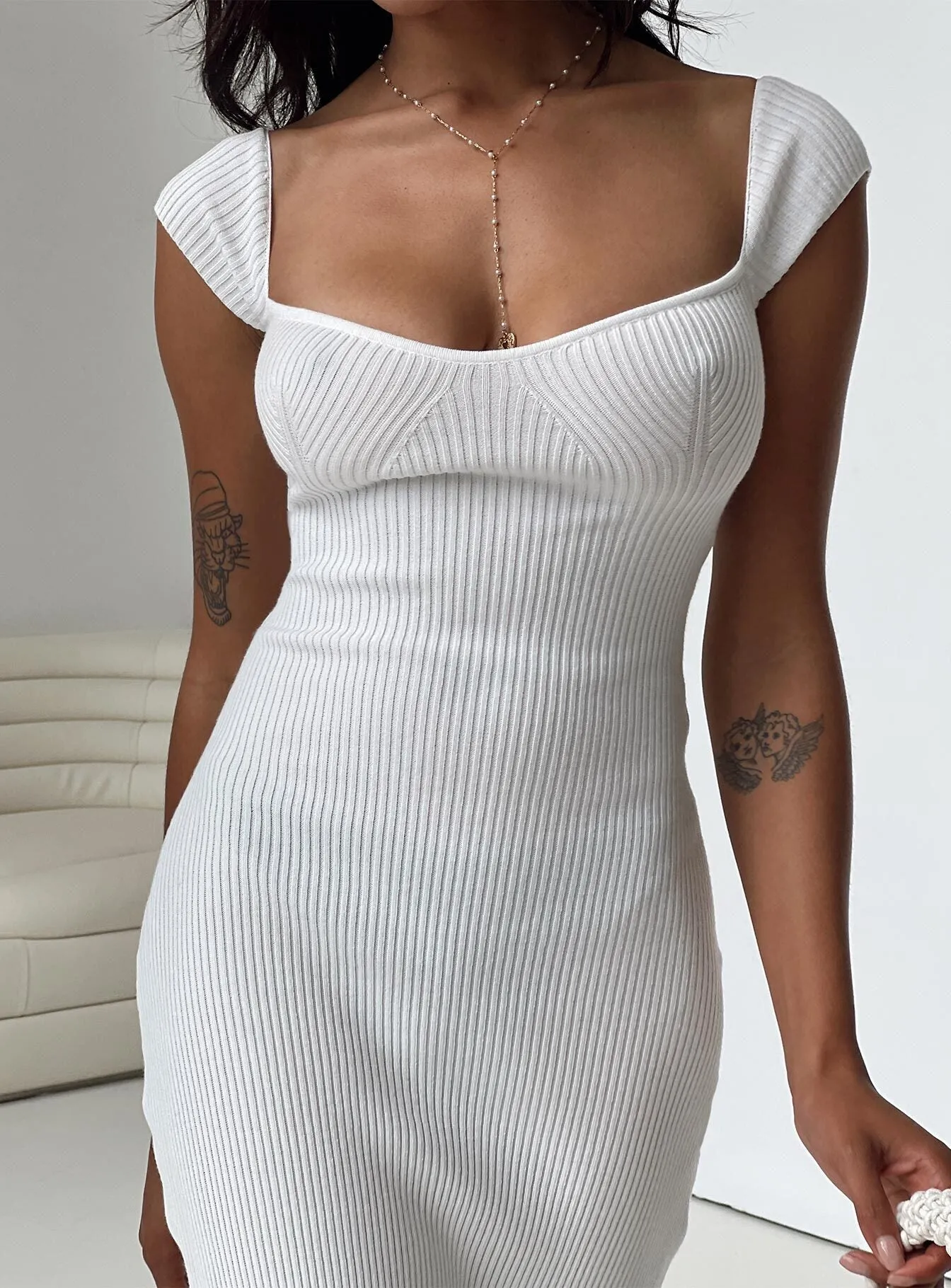 Effortless Pair Larissa Maxi Dress White