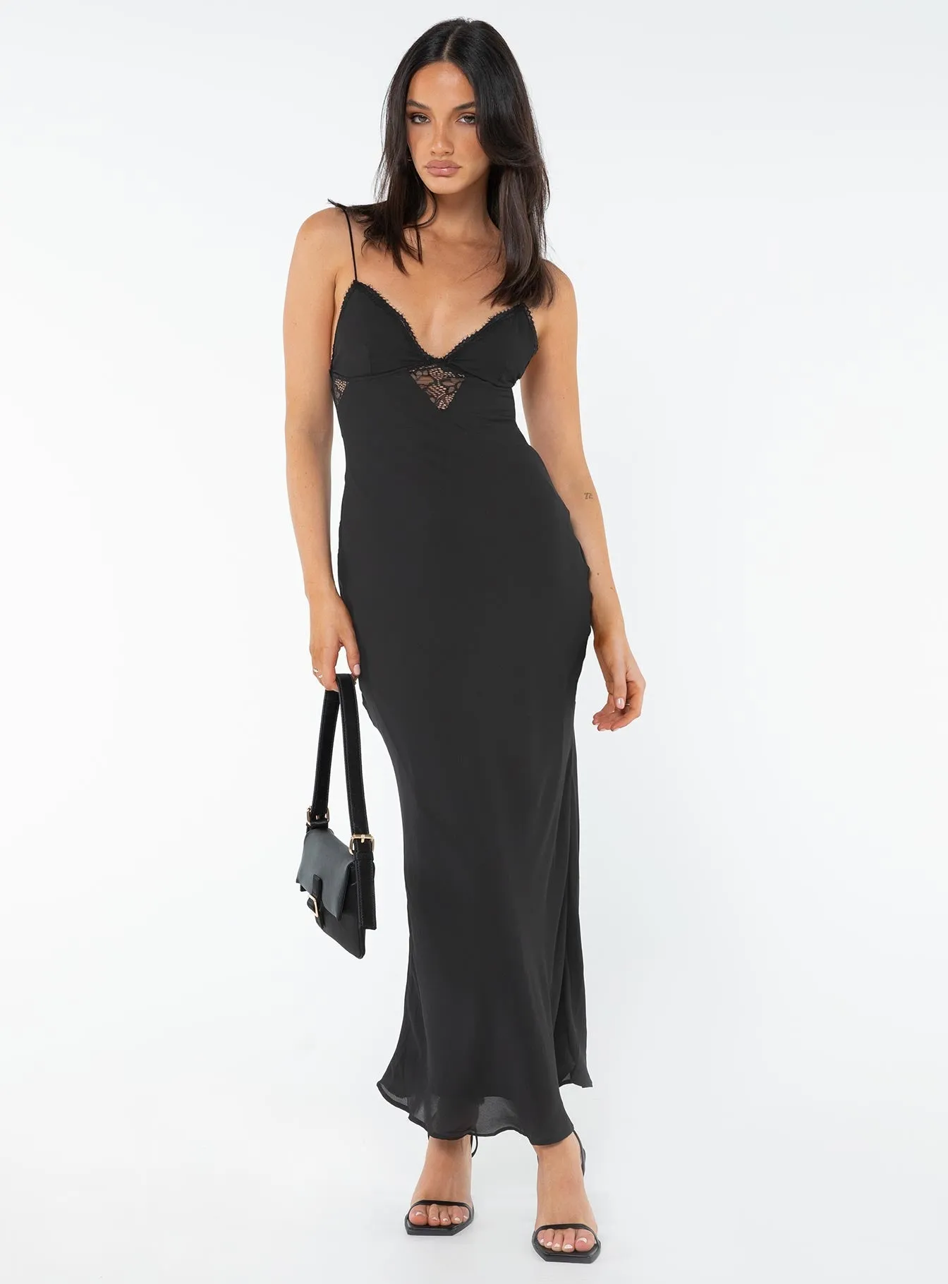 Tramell Maxi Dress Black Comfortable Fashion