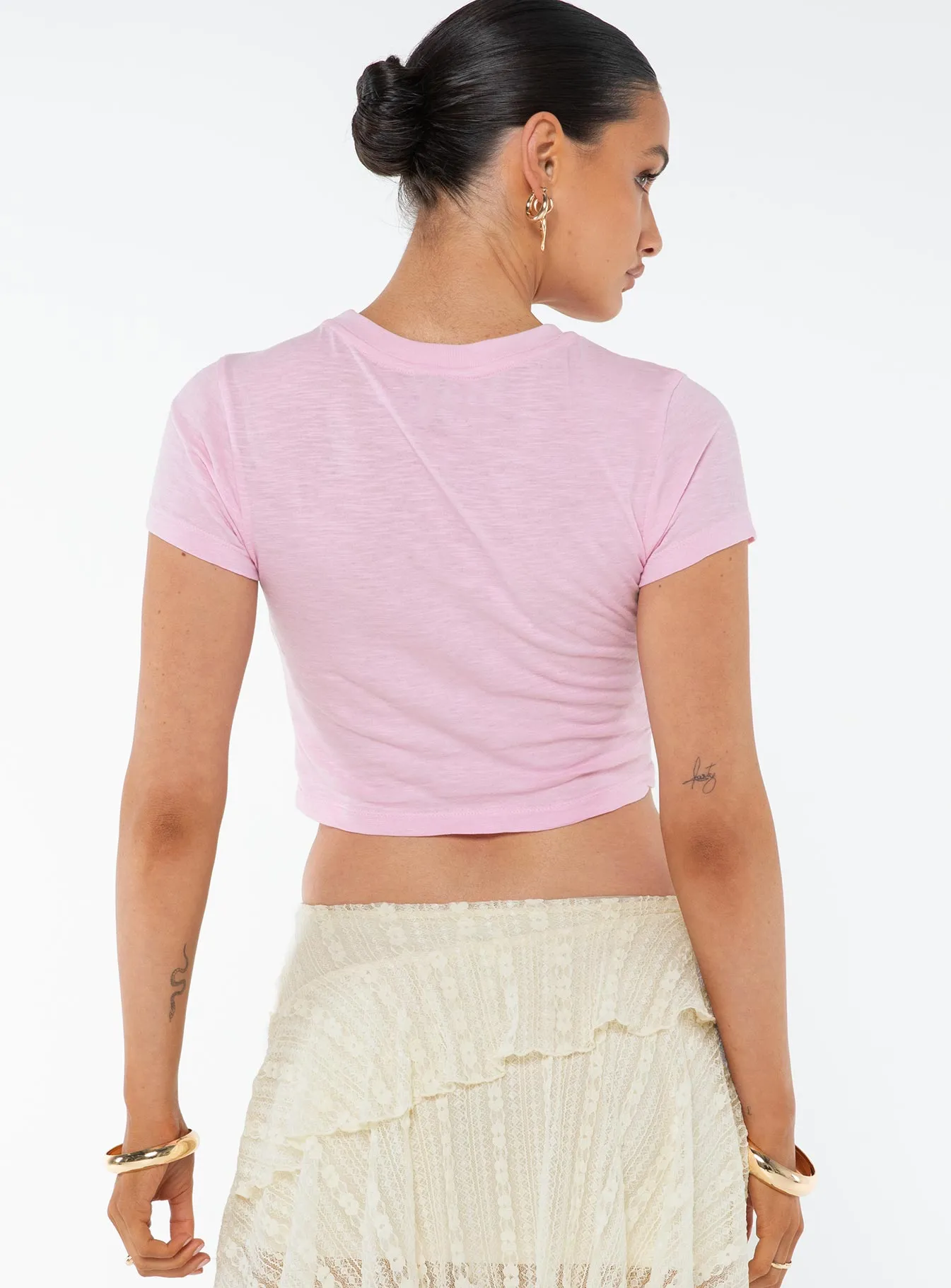 Light Fit Fit For Comfort Northstar Baby Tee Pink