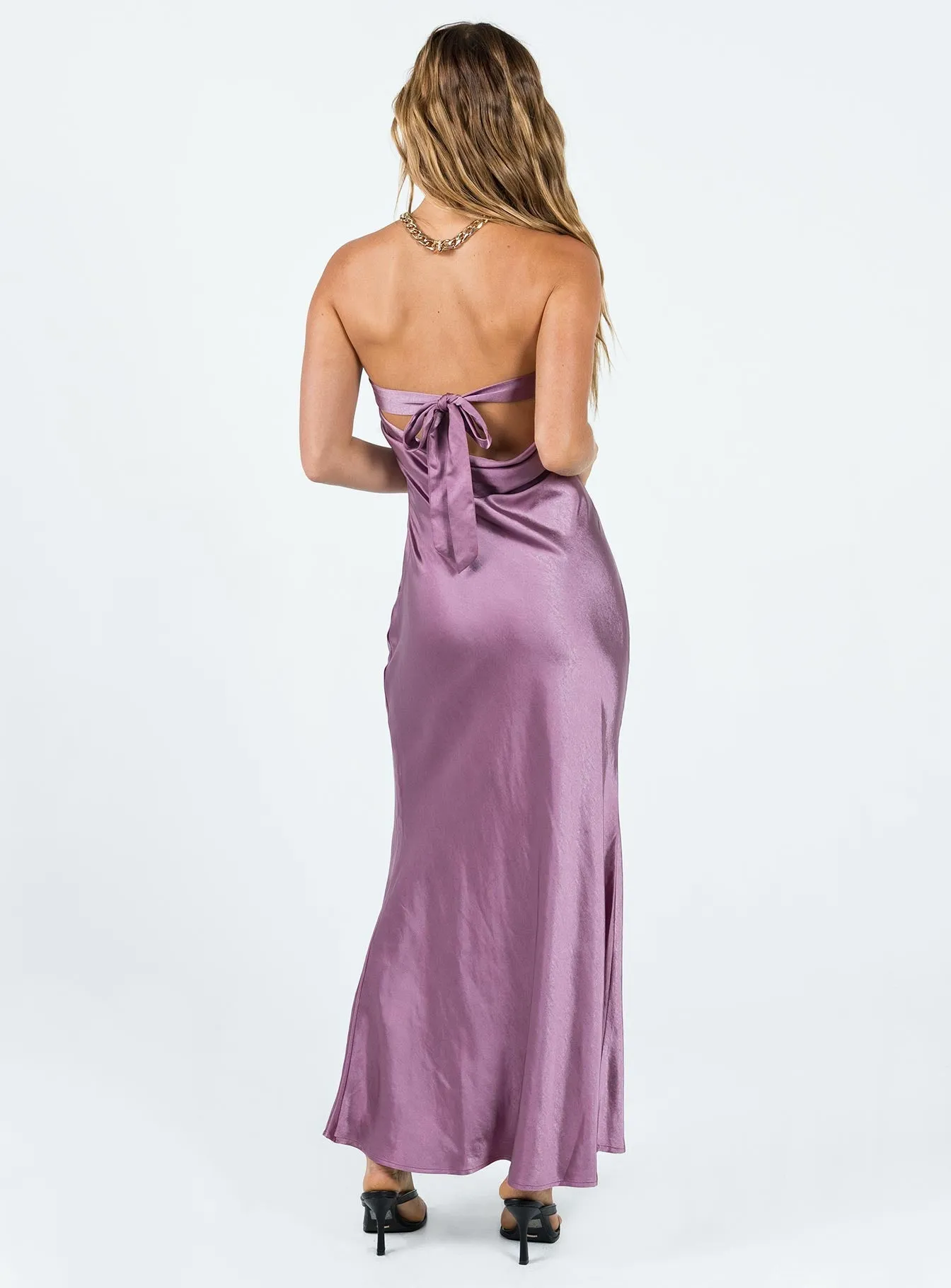 Haley Maxi Dress Mauve Lightweight-Comfort