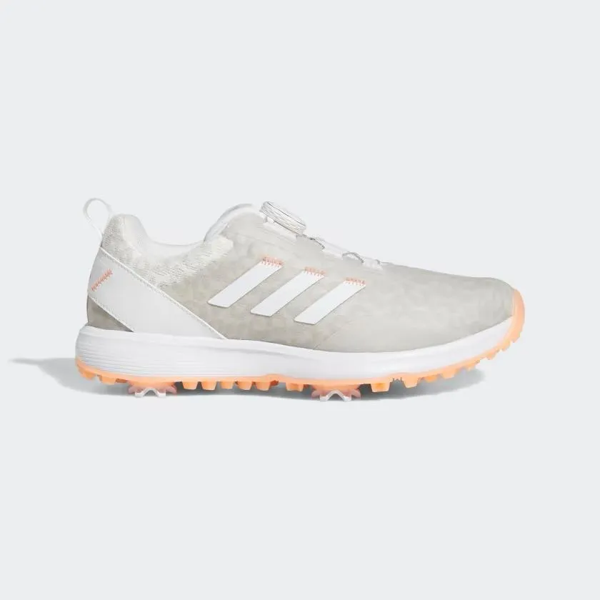 Comfort Ease Lite Stable New Women's Adidas S2G BOA Spike Golf Shoes White/Coral  MSP$110
