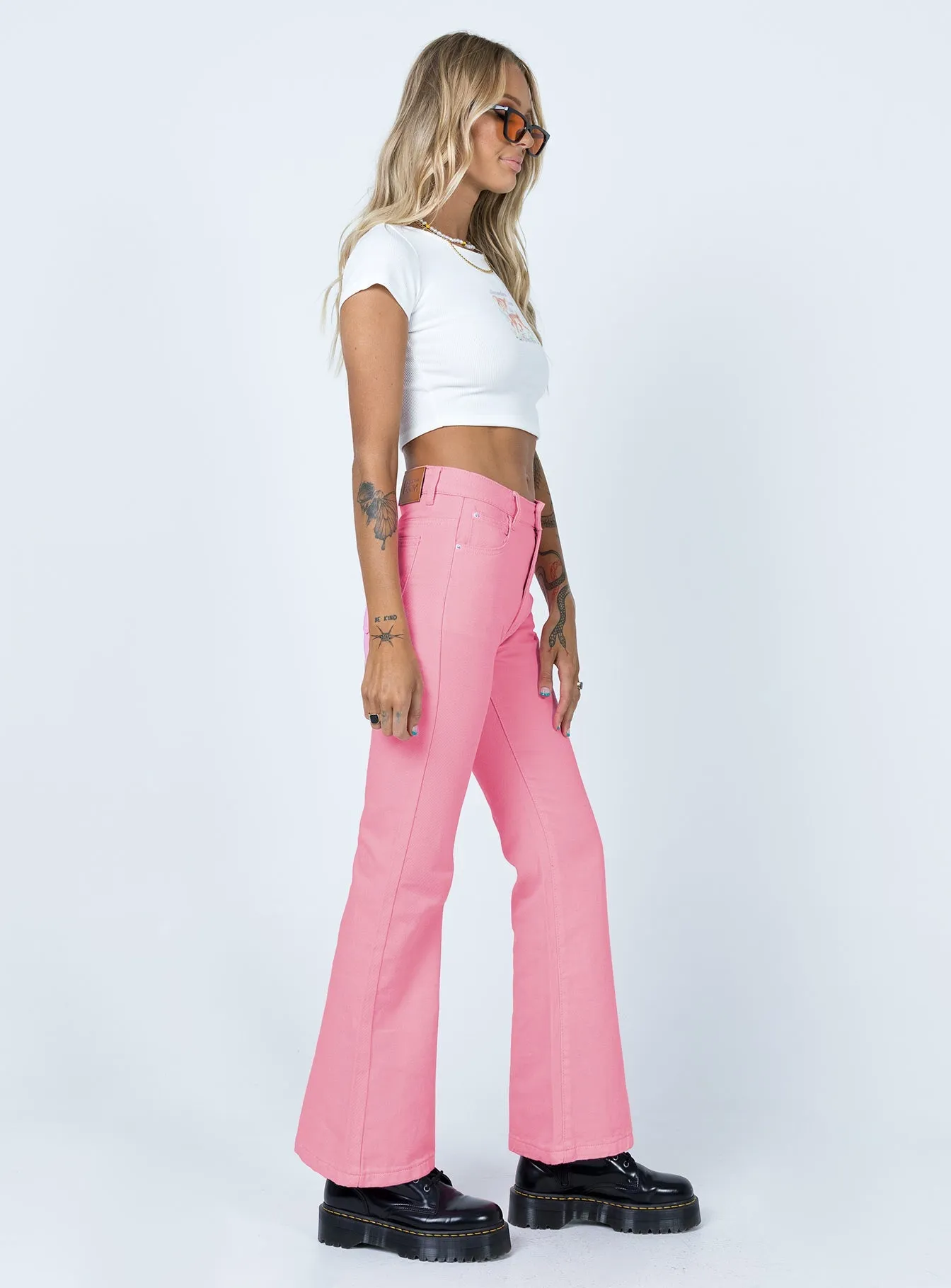 StaticFreeLining Cabarita Lounge Denim Jeans Pink
