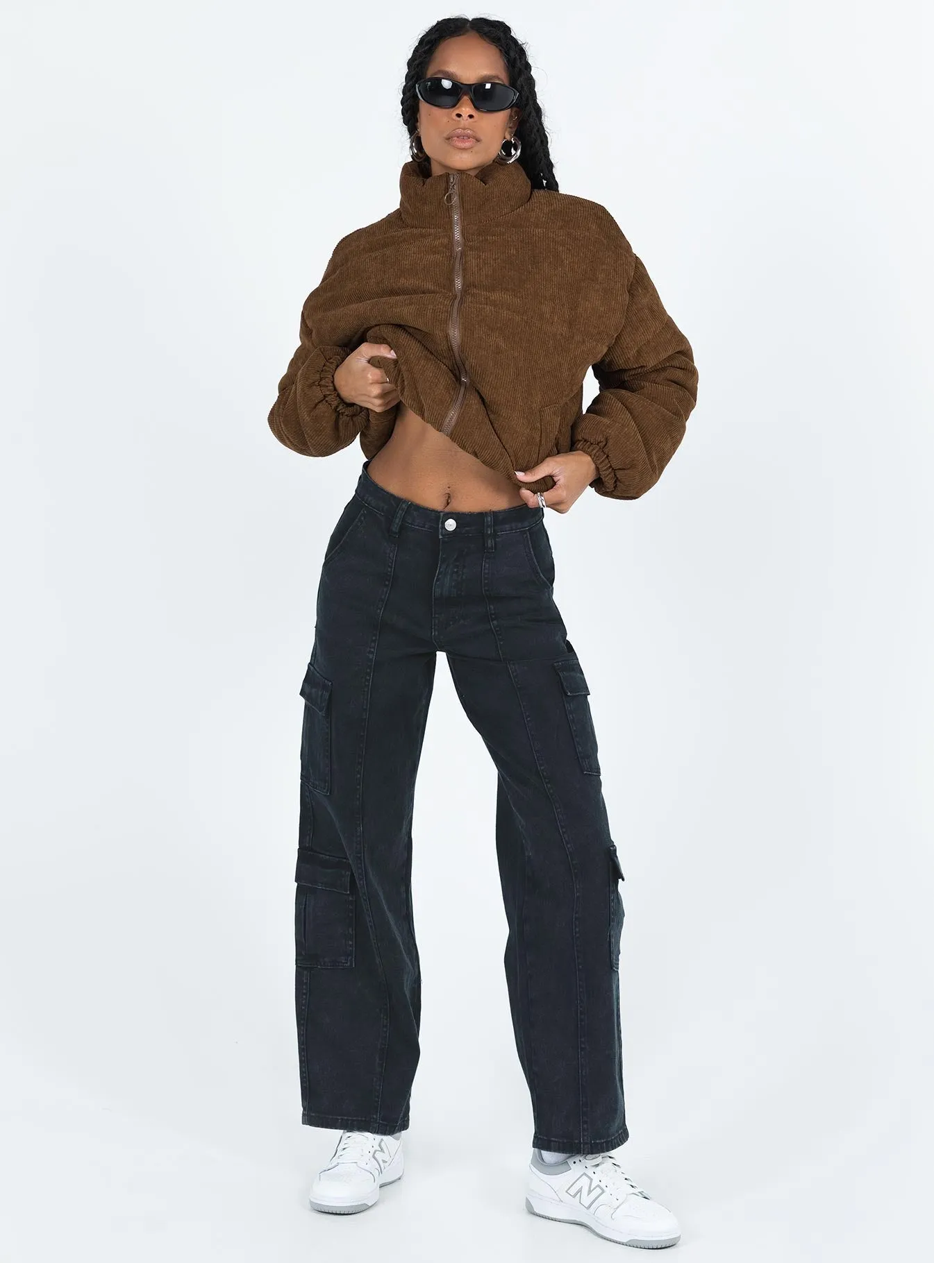 Nosita Cargo Jeans Black Urban Chic