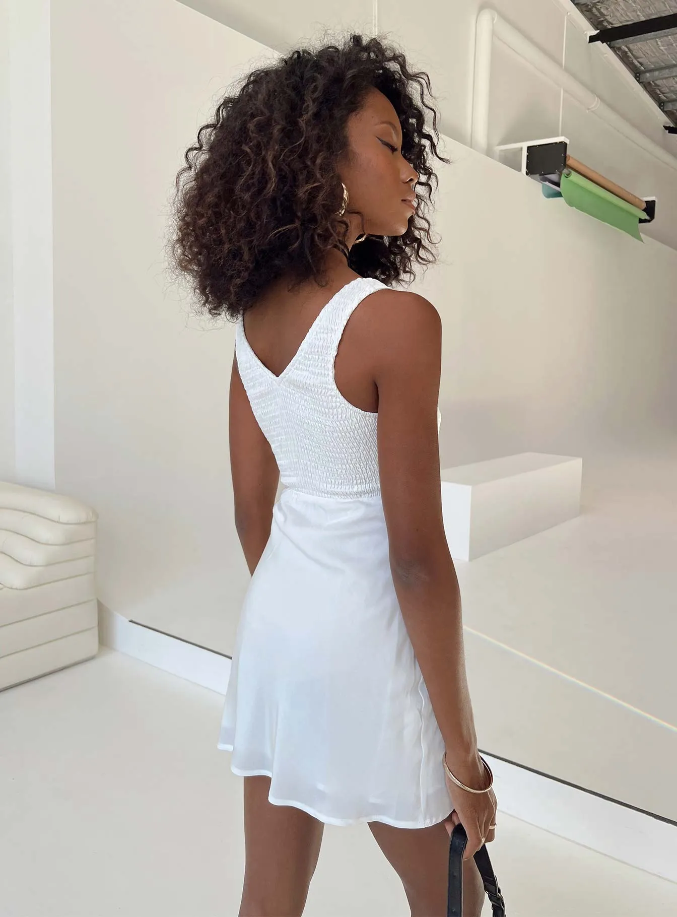 Formal Choice Formal Outfit Bareena Mini Dress White