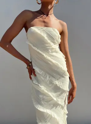 Baylie Maxi Dress Yellow Seasonal Wear Fall Ready