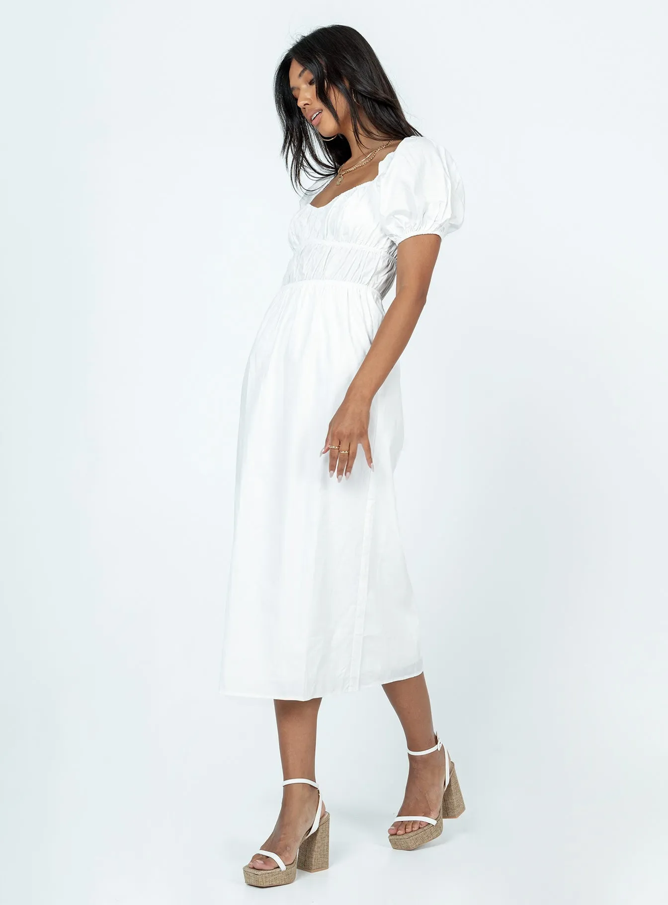 Avianna Maxi Dress White Travel Essential