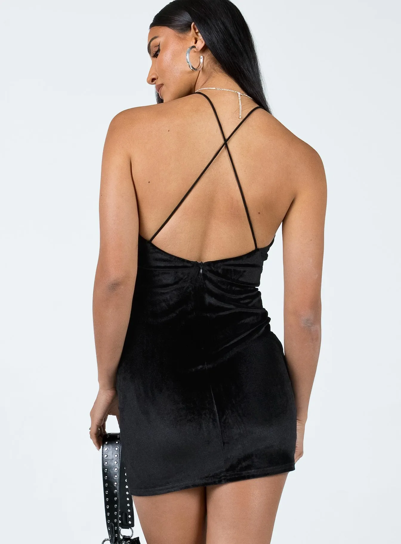 Farland Mini Dress Black Soft Hue