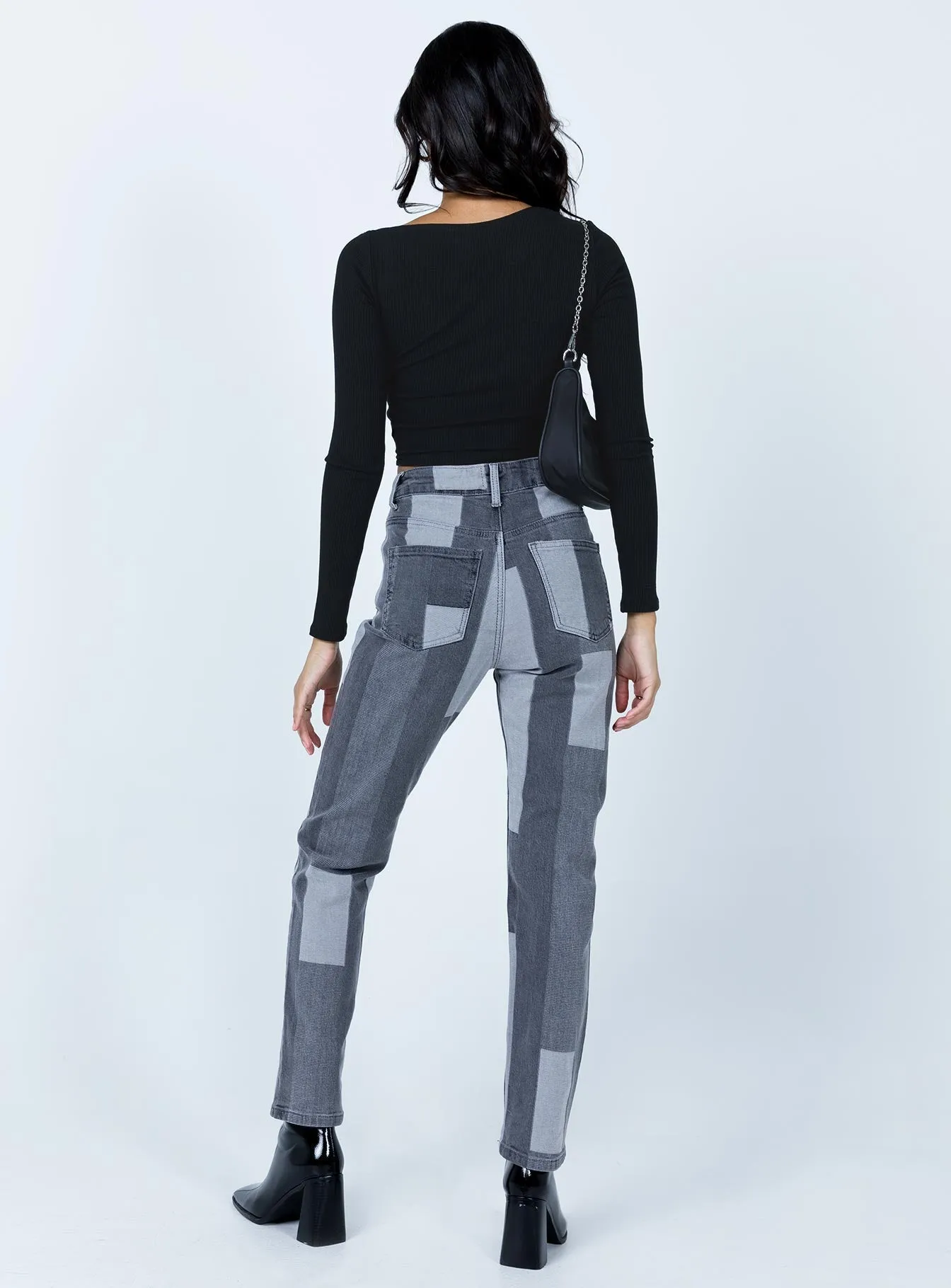 NonIrritating Zahra Denim Jeans Black