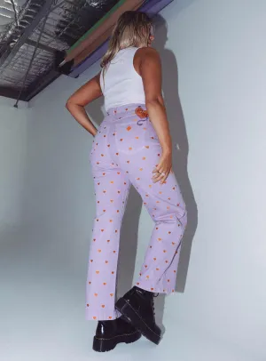 Abrand Dyspnea 94 High & Wide Lilac Heart Cyber Glow