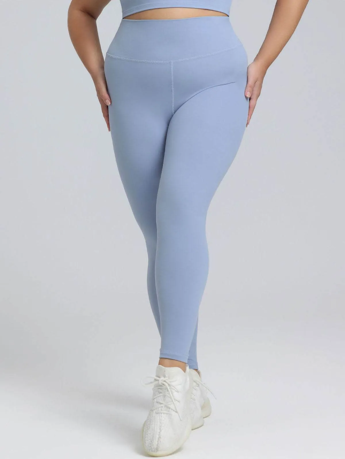 Plus Size High Waist Yoga Leggings City Casual