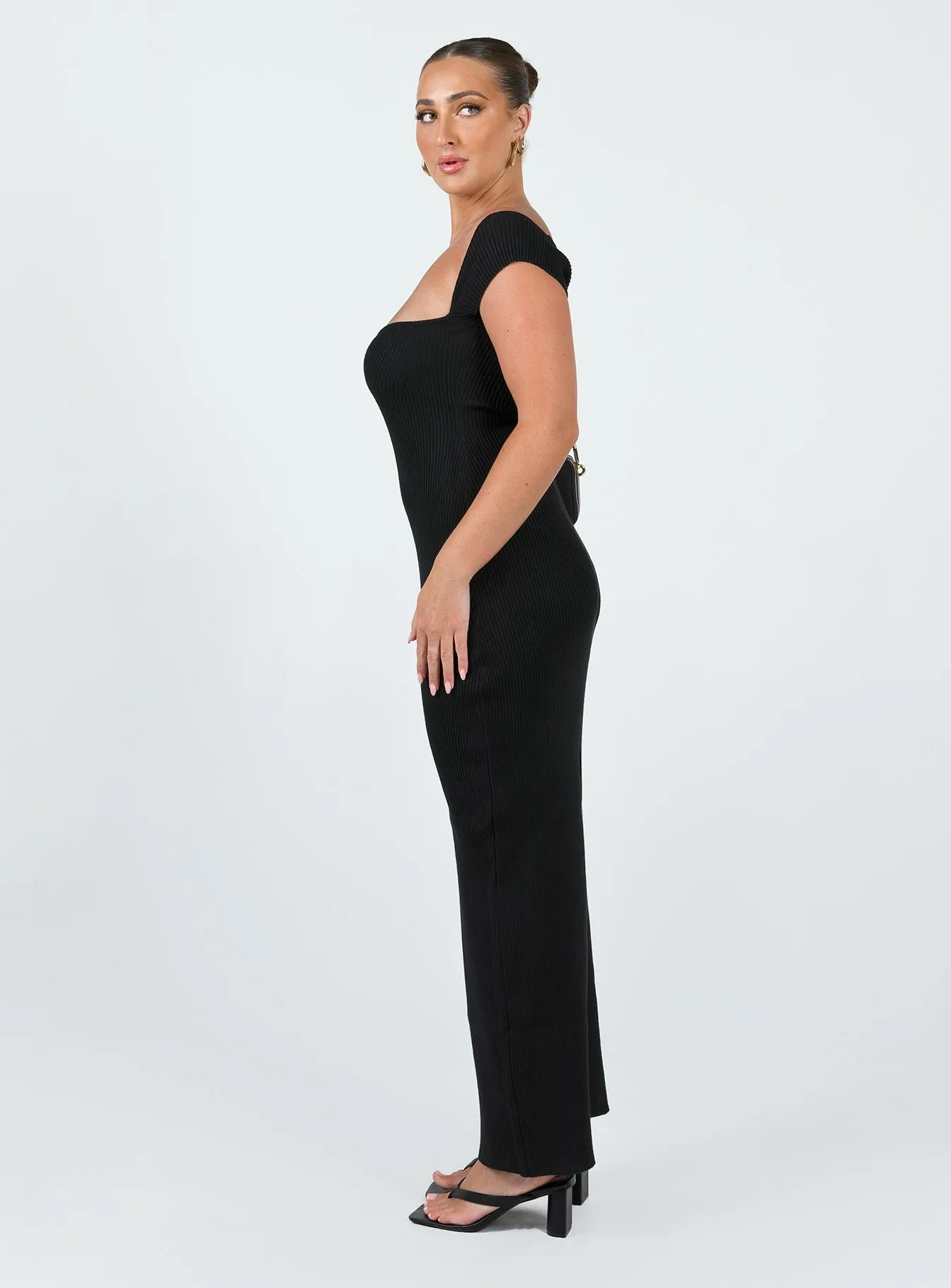 Larissa Maxi Dress Black Cruise-Wear Chic Comfort Wear