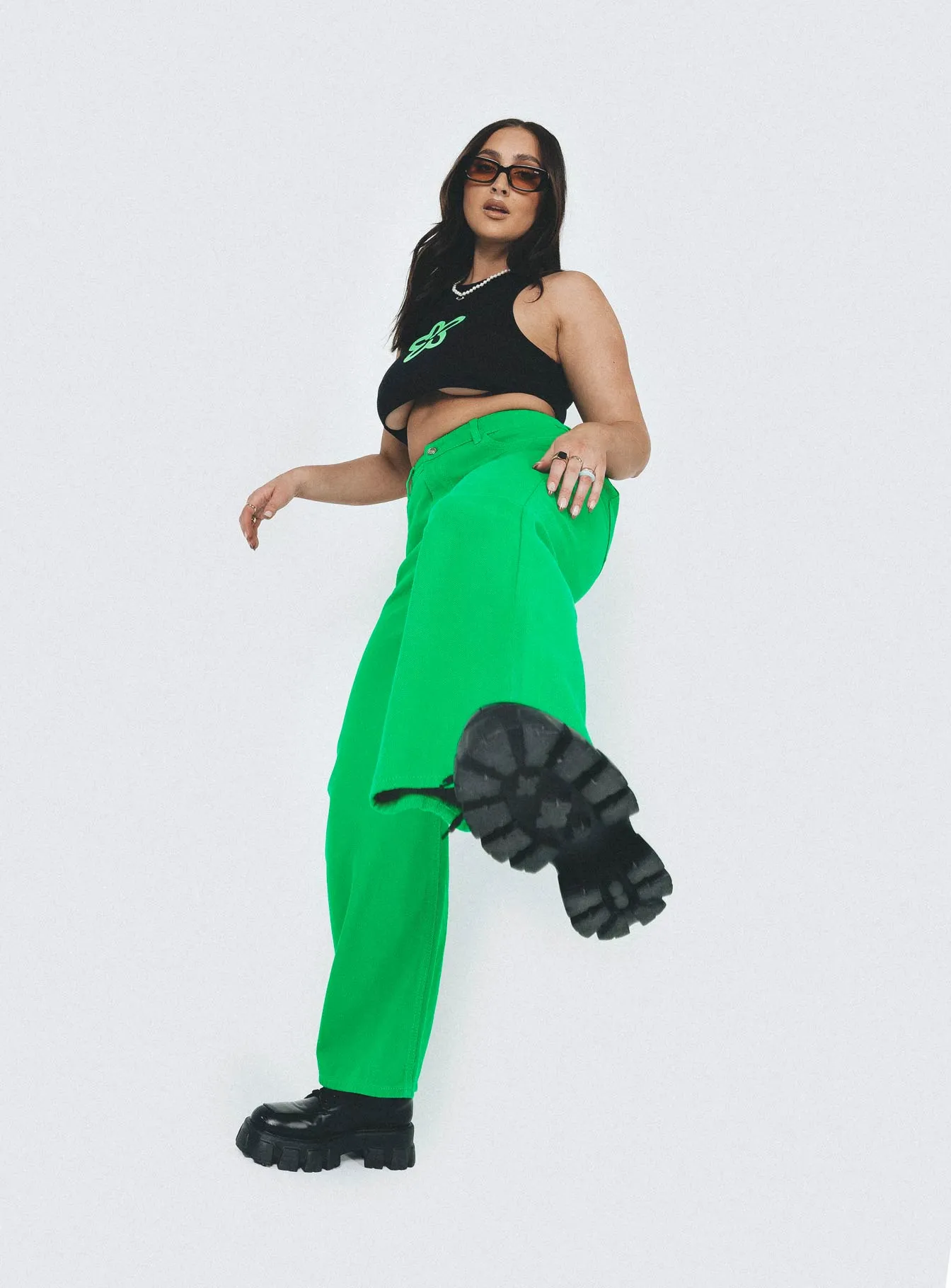 Denver Denim Jeans Green EasyAdjustment Conscious Fashion