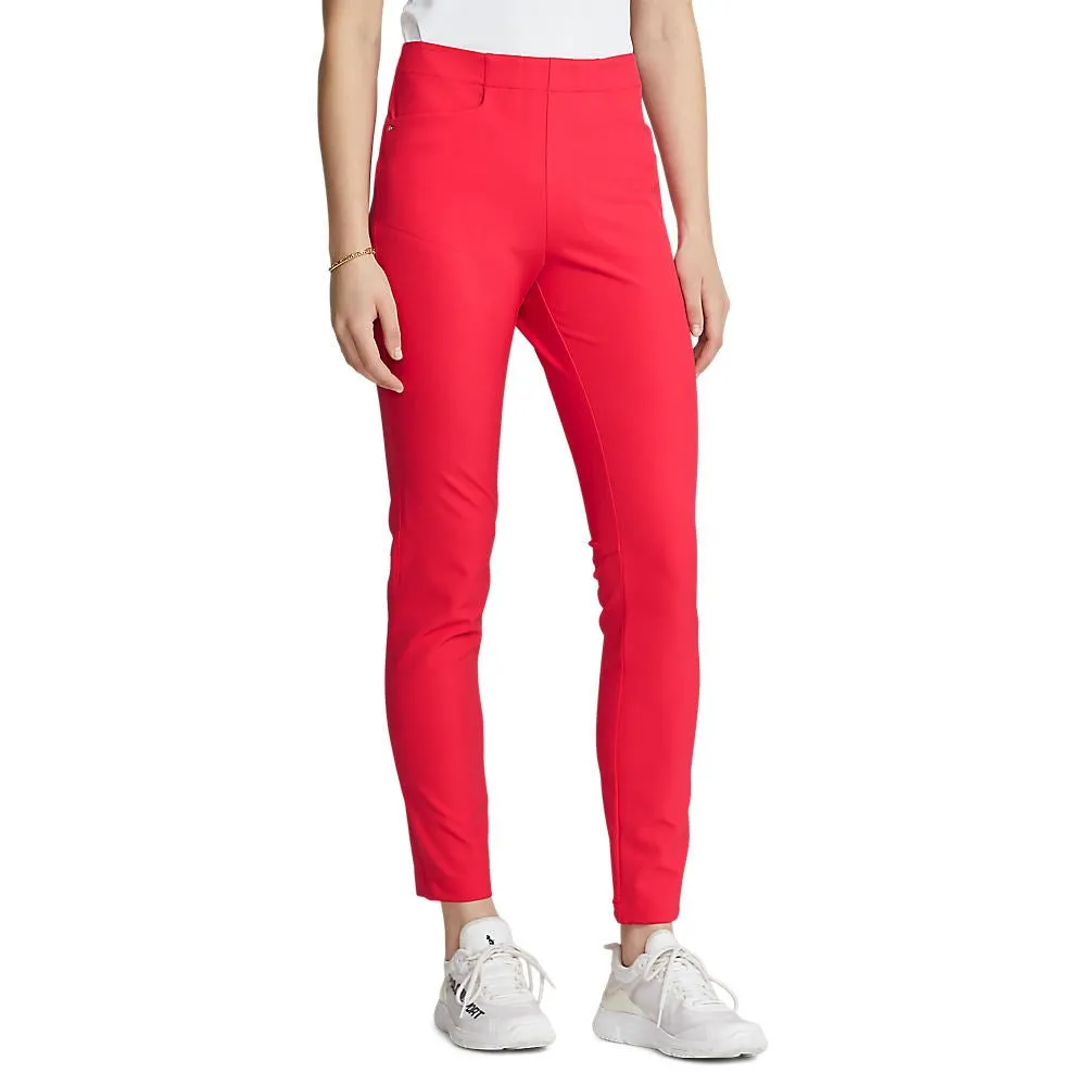 RLX Ralph Lauren Women's Eagle Pants - Maui Red Slim Wear Design Trail Comfort