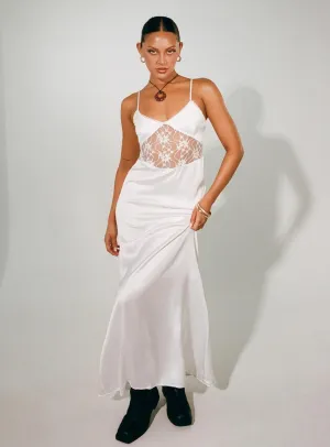 Fast Chic Roselle Maxi Dress White