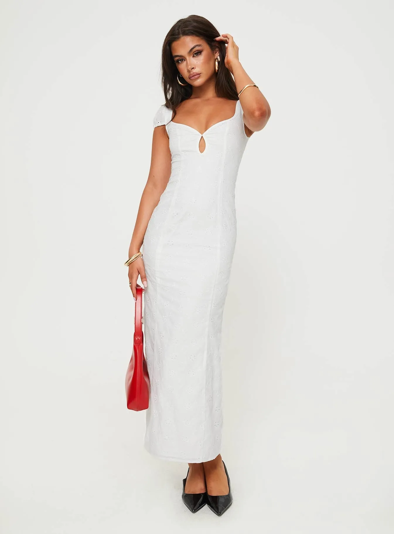 Noelani Maxi Dress White Love Blend Feminine Mood