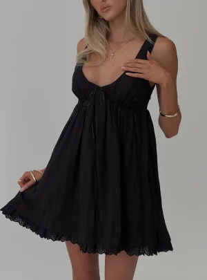Nelty Mini Dress Black All Day SeamlessConstruction