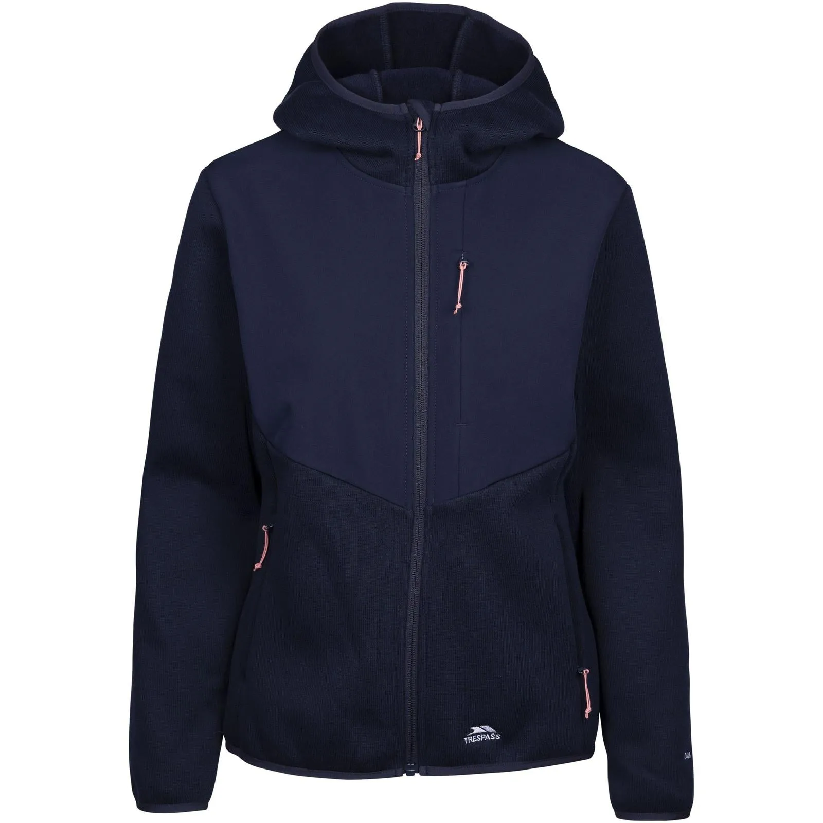 Pocket Lining Sporty Touch Trespass Womens Tierra Full Zip Fleece