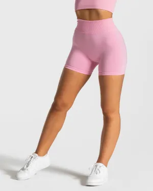 Statement Scrunch Shorts "Pink" Travel Friendly Weekend Wear