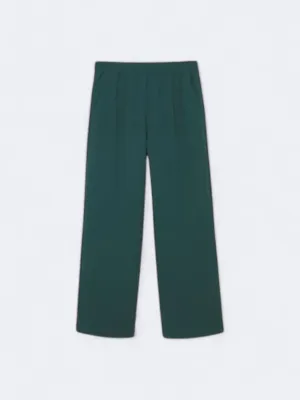 Functional Layers Quick Access Zippers Women's Plain Pants,Dark Green