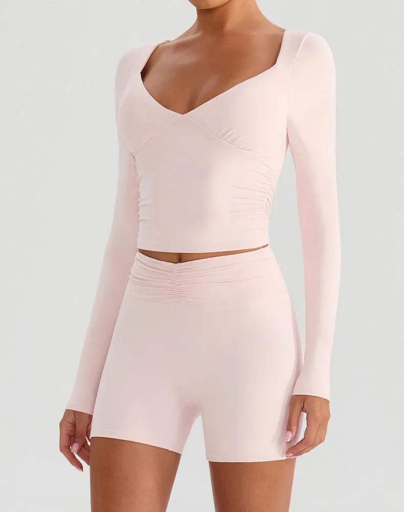 Long Sleeve Slim Fit Tops Fall T-Shirt with Thumb Holes ElasticFree Cuffs New Yorker