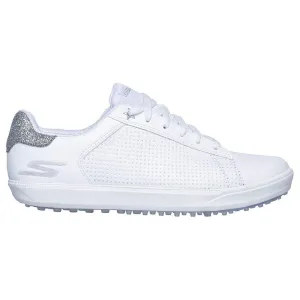 Track Comfort Comfort Wave New Women's Skechers Go Golf Drive Shimmer - White Size 9.5