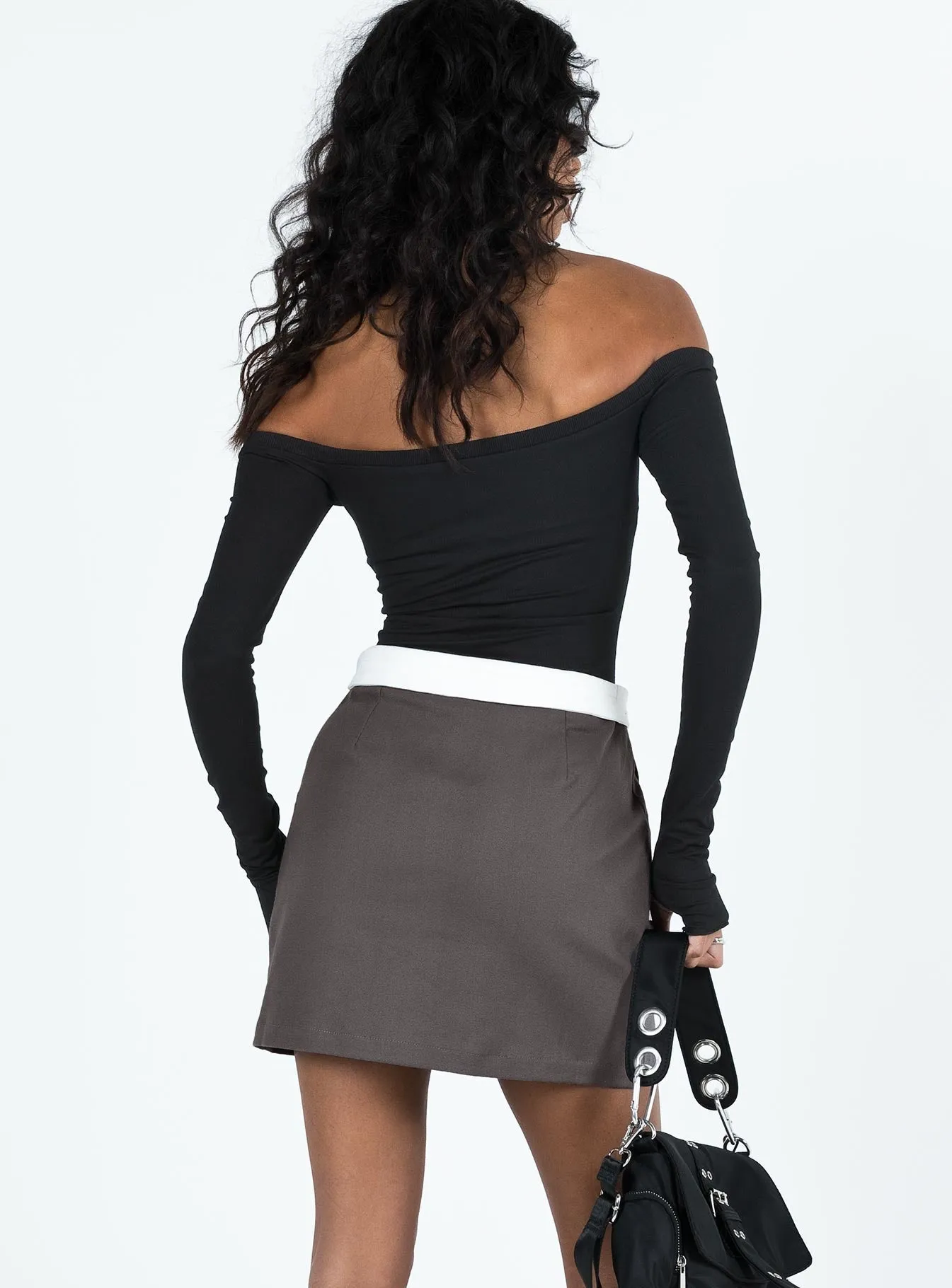 Malivanek Mini Skirt Grey Polished Touch