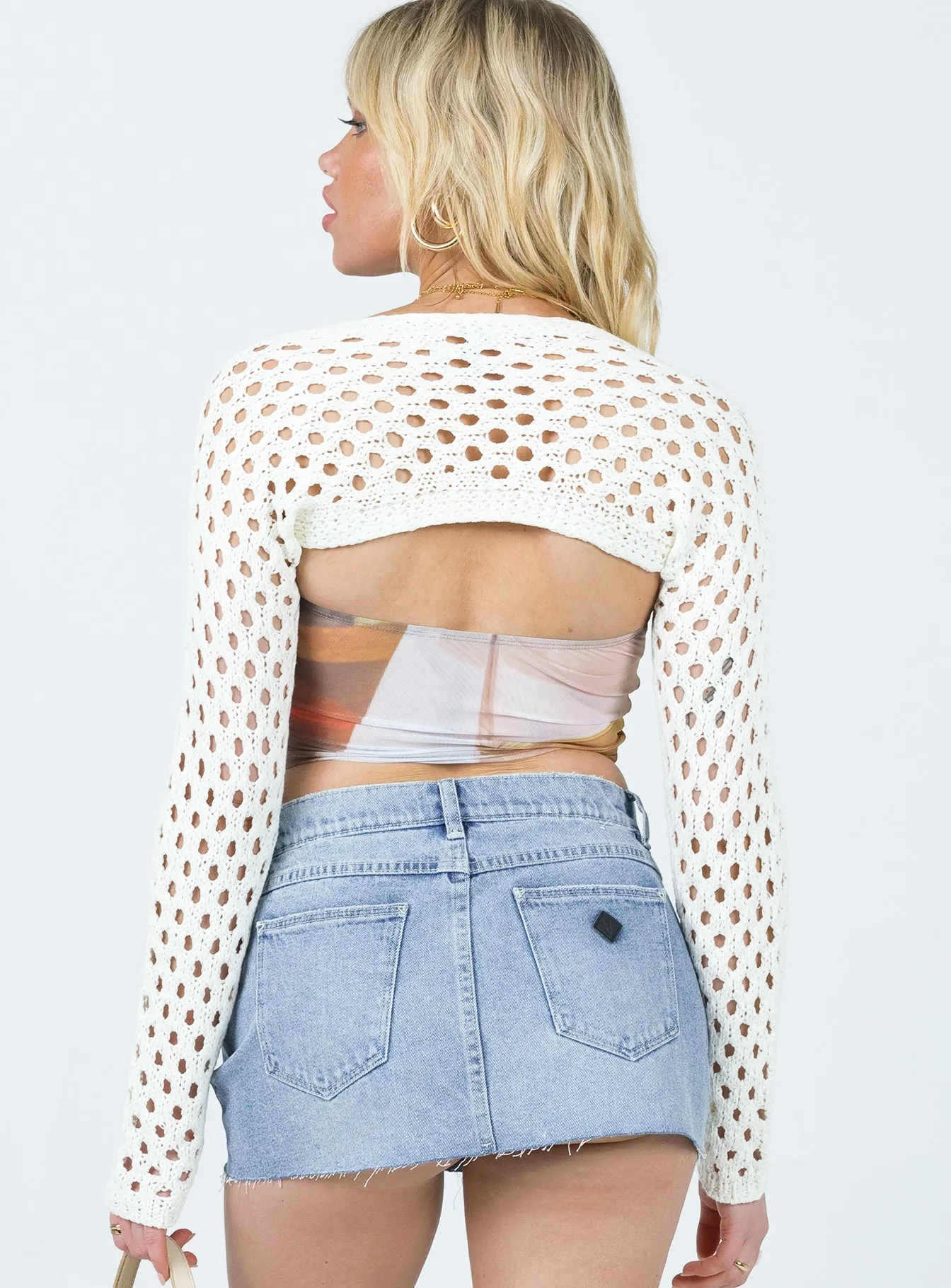 Smooth Look Abrand 99 Low Skirt Jealousy Light Wash Denim