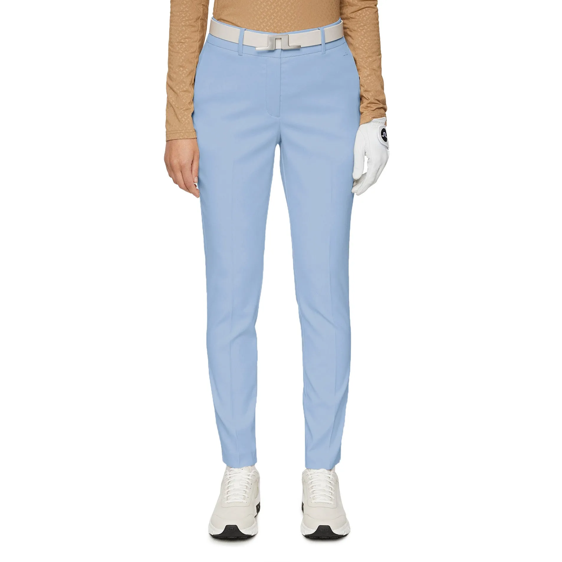 J.Lindeberg Women's Pinja Golf Pants - Rain Washed Machine washable Comfy Active