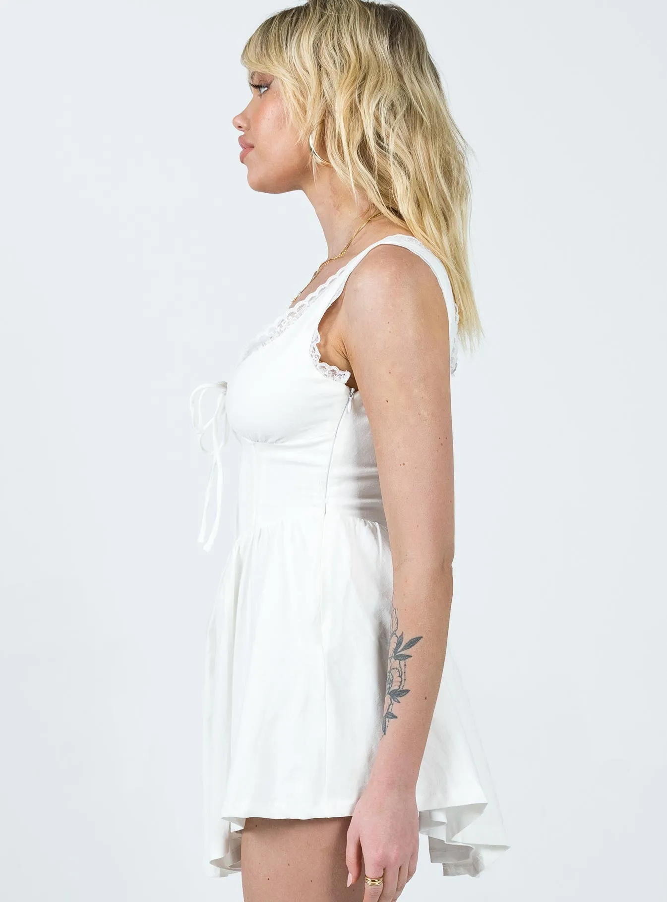 Simple Touch Perfect Wearable Scarlett Mini Dress White