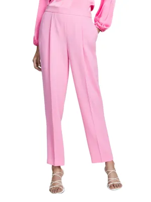 Relaxed Cut Women's Textured Wide Pant,Rose