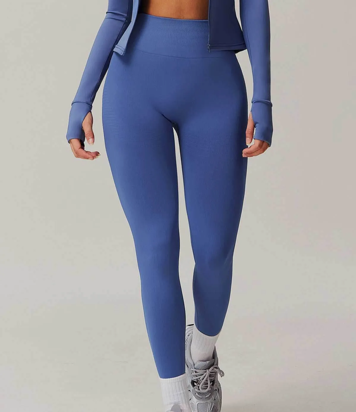 High Waist Tummy Control Fitness Leggings AntiBacterialTextile british retro