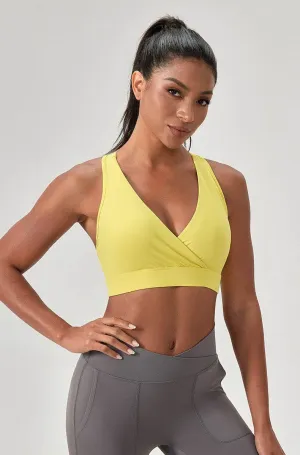 MoistureControlClothing Two Ways Twist Racerback Sports Bra
