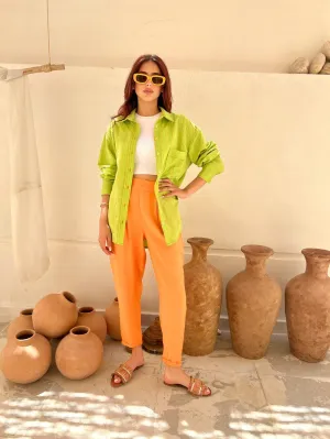 AntibacterialCoating Blossom Orange Pants