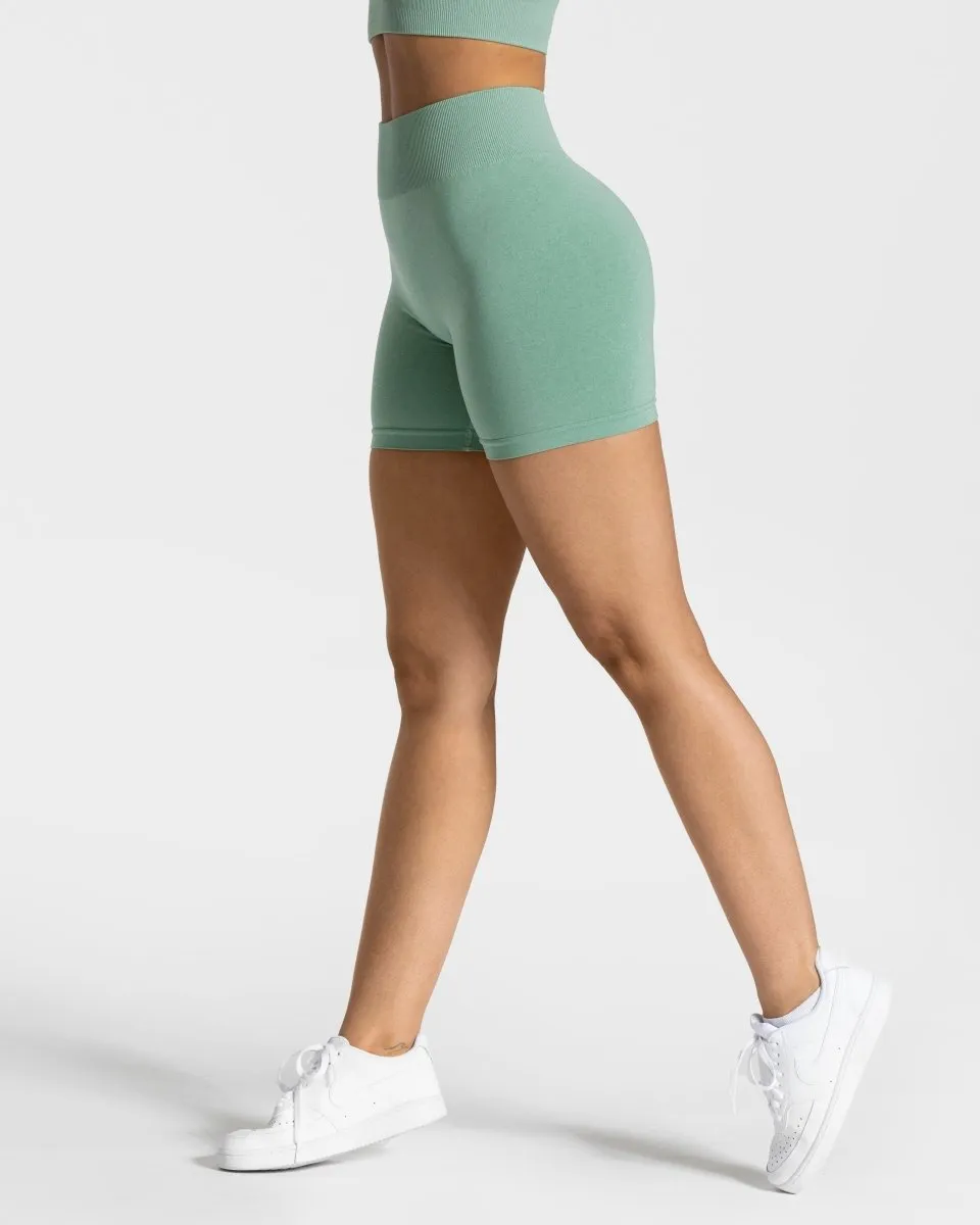 Timeless Scrunch Shorts "Salbei" Eco Friendly Fabric Easy Movement