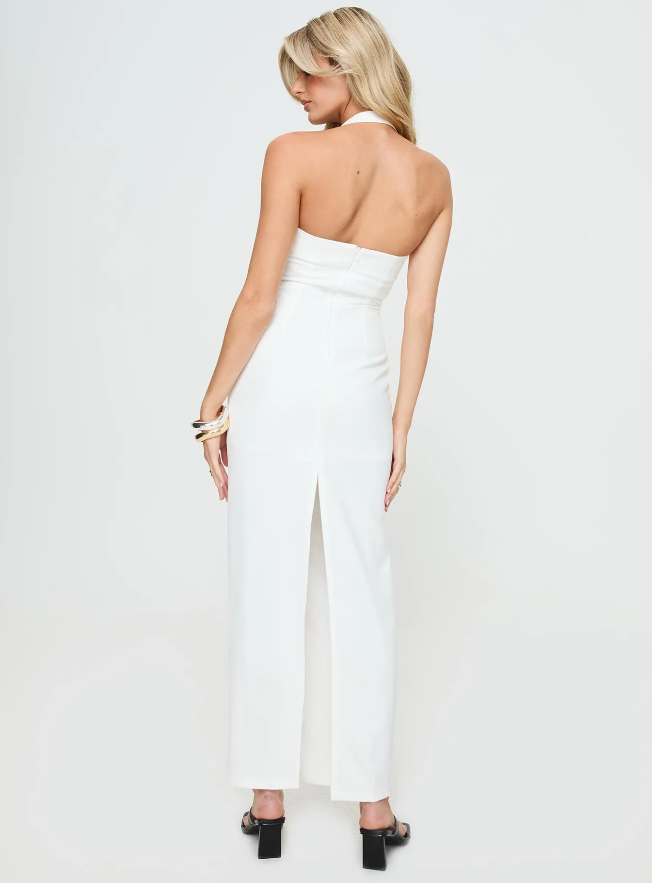 1999 Maxi Dress Porcelain Balanced Texture