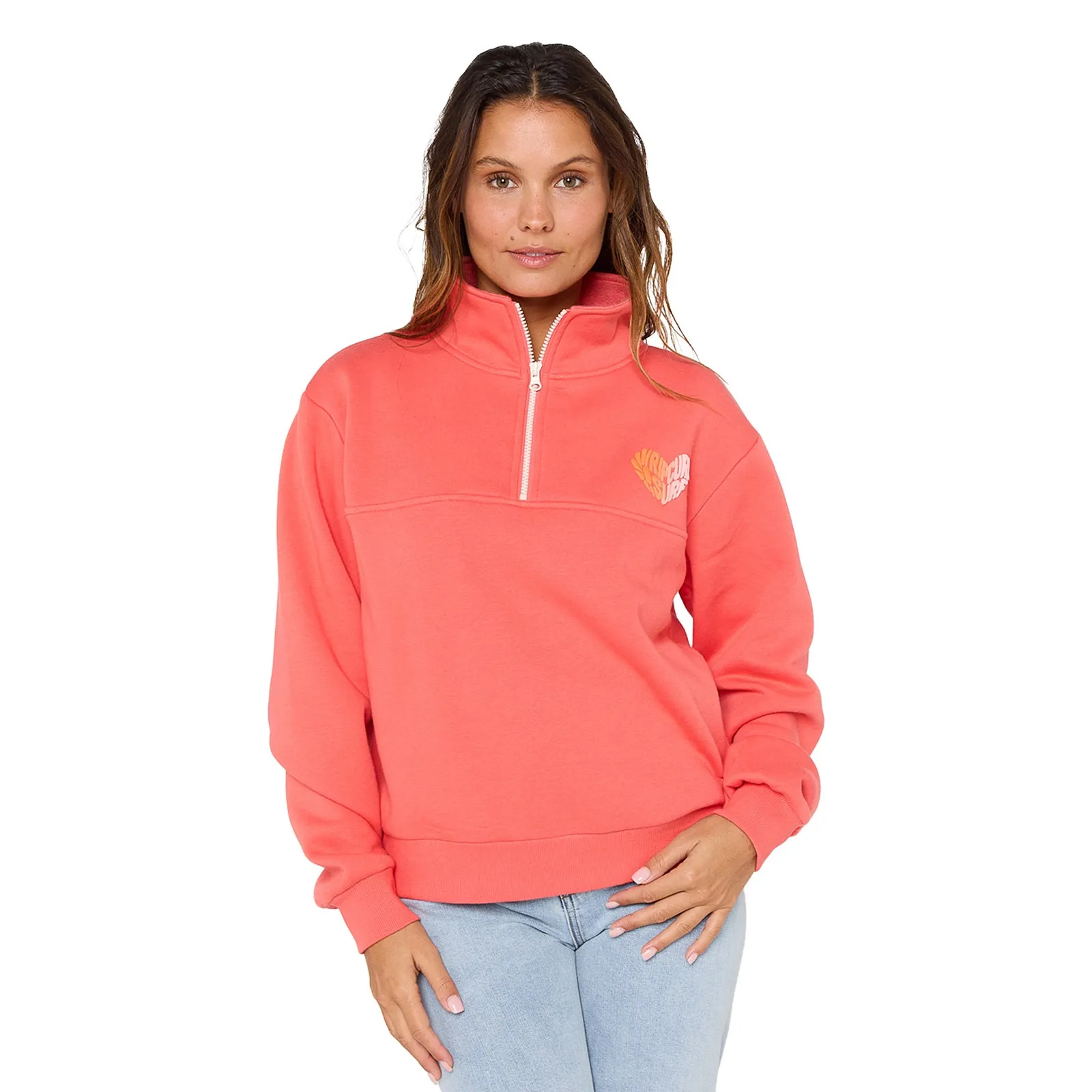 Rip Curl Womens Half Zip Half Zip Fleece Holiday look Snow Day