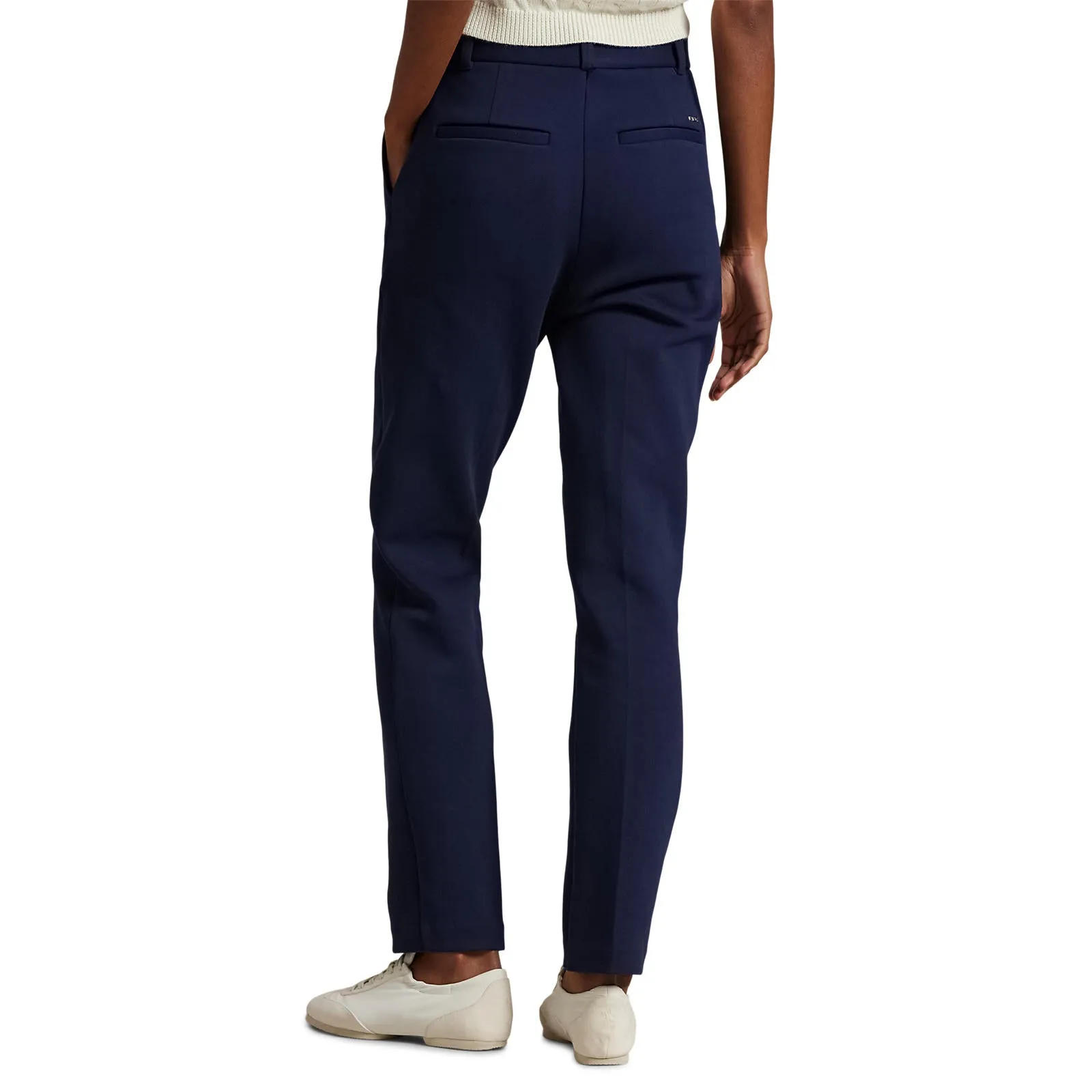 RLX Ralph Lauren Women's Double Knit Golf Pants - Refined Navy Adjustable Drawcord